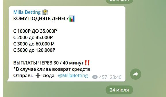 Стоимость услуг каппера Мила Васнецова