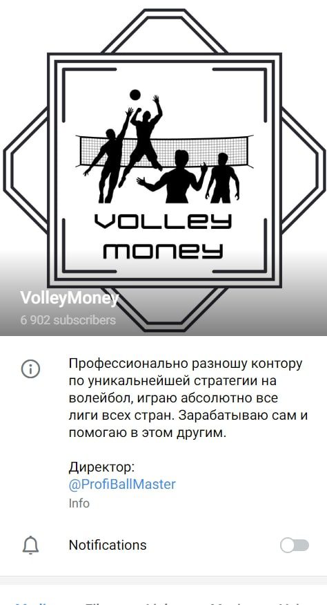 Каппер Volley Money Телеграмм