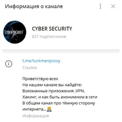 CYBER SECURITY Телеграмм